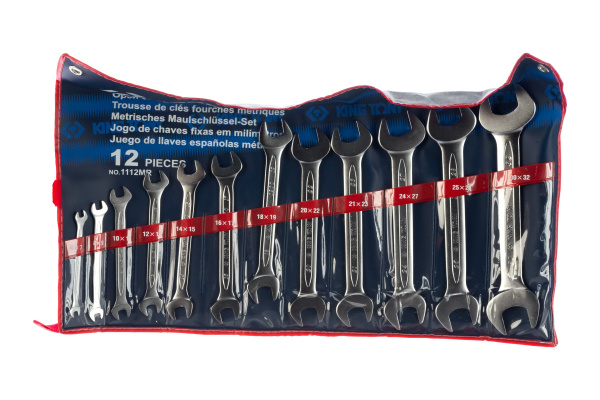 Набор рожковых ключей, 6-32 мм, 12 предметов KING TONY 1112MR