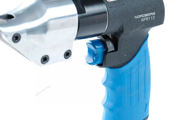 Пневмоножницы NORDBERG NP6113, 2200 ход/мин, сталь до 1,5 мм, пистолетная рукоять