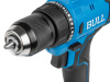 Аккум. дрель-шуруповерт BULL SR 1803 в чем. XLTpro БЕСЩЕТ., 2x2 А*ч, 18 В, 45 Н*м, БЗП 10 мм