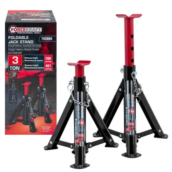 Подставка ремонтная складная 3т (h min 286мм, h max 401мм) (к-т 2шт.)