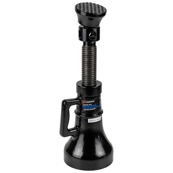 Домкрат-подставка винтовой механический 10т (высота подхвата - 300мм, высота подъема - 450мм)