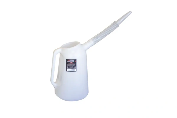 Емкость мерная пластиковая для заливки масла (3л) Емкость мерная пластиковая для заливки масла (3л)