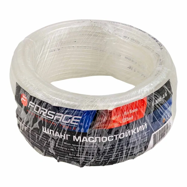 Шланг ПВХ маслостойкий 4мм х 6мм х 25м