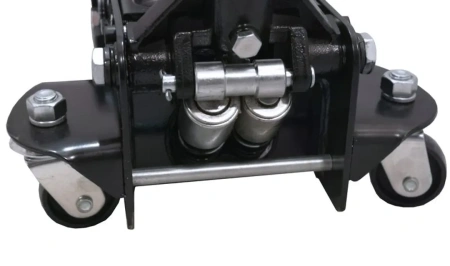 Домкрат подкатной гидравлический двухпоршневой 4т (h min 95мм, h max 560мм)