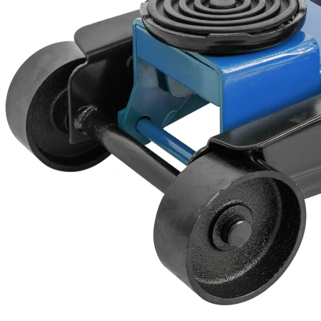 Домкрат подкатной гидравлический 3 т с резиновой накладкой и аксессуарами(перчатки, салфетка из микрофибры 40х30см, 2 поршня,h min135мм,h max465)