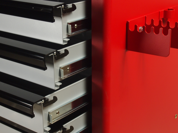 Тележка инструментальная JTC-3931 с набором инструментов JTC 344 (7 секций, 344 предмета)