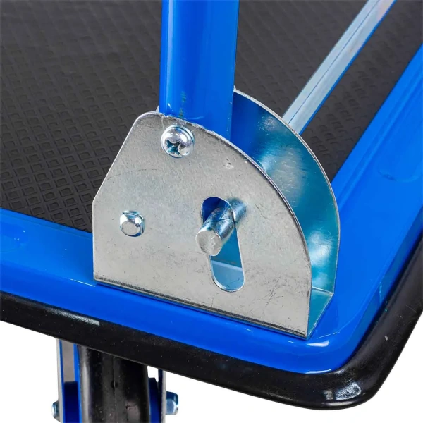 Тележка платформенная ручная складная (г/п 300кг, 910х610х870, 125мм-Ø колес)