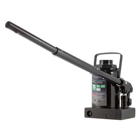 Домкрат бутылочный 25т низкопрофильный (высота подхвата - 230мм, высота подъема - 360мм, ход штока - 135мм)