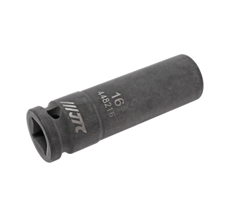 Головка торцевая ударная глубокая JTC 448216 (1/2", 16 мм, L=82 мм)