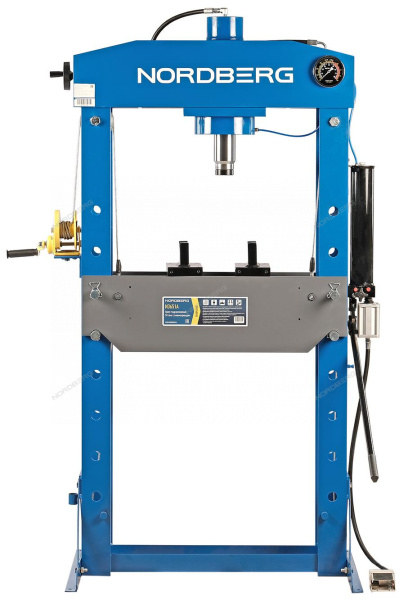 Пресс гидравлический 50т, пневмоуправление NORDBERG N3651A