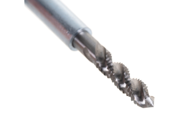 Метчик машинно-ручной MTG61SF, T-DRIVE со спиральной канавкой для глухих отверстий с направляющей в наборе М6х1.0, HSS-G