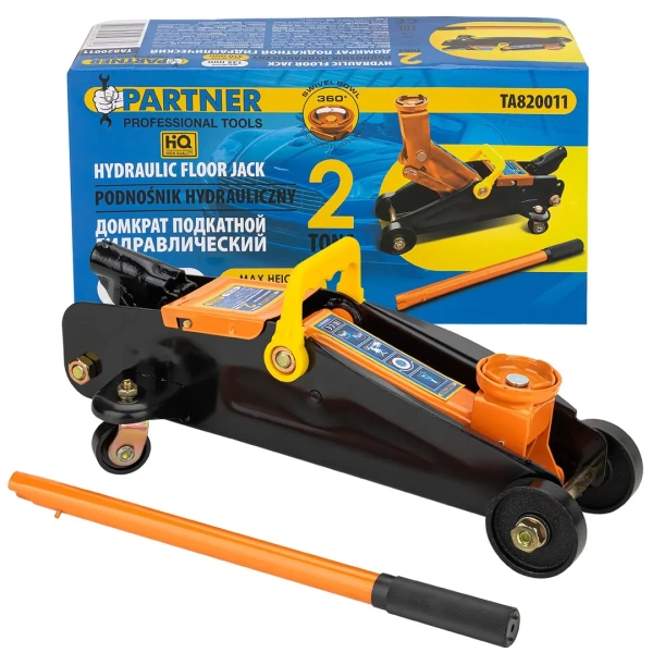 Домкрат подкатной гидравлический 2т (h min 135мм, h max 320мм)