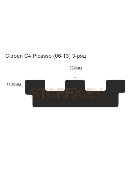 Citroen C4 Picasso (06-13) 3-ряд copy