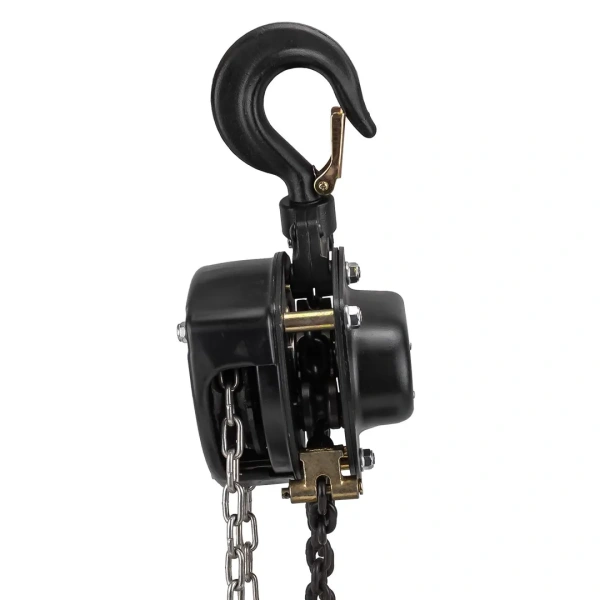 Лебедка механическая подвесная с лепестковым механизмом фиксации цепи натяжения, 3т (длина цепи - 3м)