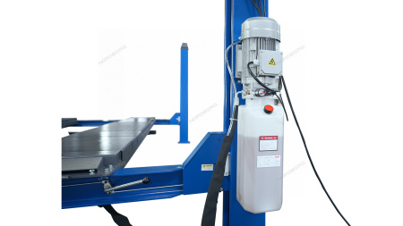 Подъемник четырехстоечный NORDBERG 4450_MB(M2), 5 т, с ручной траверсой 2 т N423, для сход-развала, мех. снятие, синий