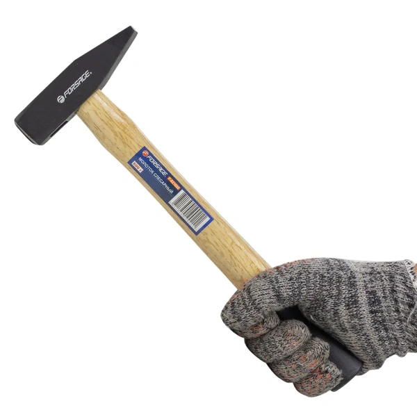 Молоток слесарный с деревянной ручкой (600г)