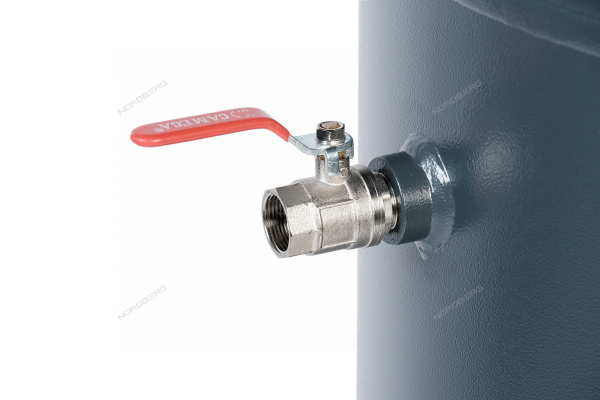 Компрессор вертикальный поршневой с ременной передачей NORDBERG NCPV300/1400 (380В, ресив. 270л, 1400л/мин)