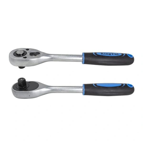 Набор головок с трещоткой и удлинителем в пласт. держателе 12пр. 1/2''(10-22мм, 6-гран.)