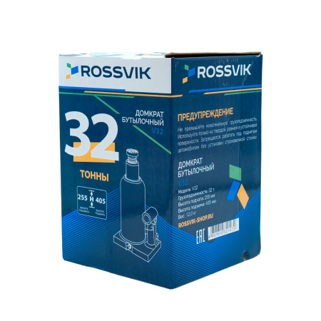 Домкрат бутылочный ROSSVIK V32 (г/п 32,0 т)