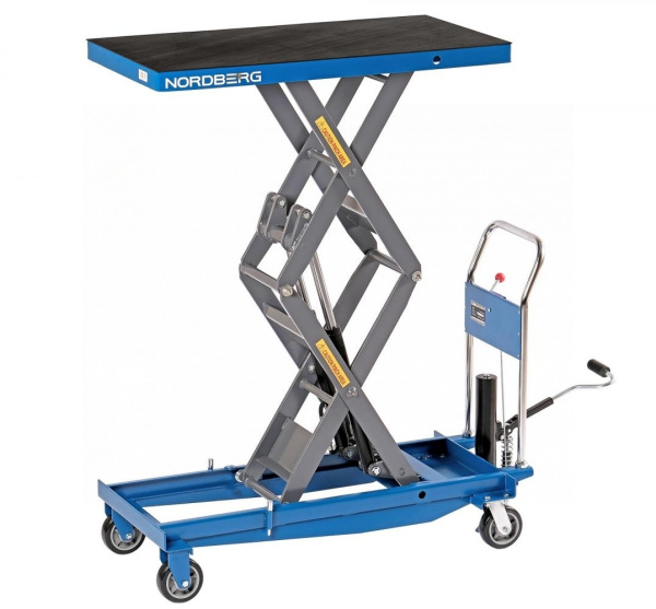 Стол подъемный гидравлический 1000 кг двойные ножницы NORDBERG N3T1001