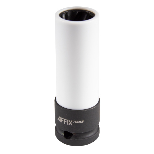 Головка для поврежденного крепежа глубокая 1/2" 17 мм тонкостенная пластиковая защита AFFIX AF10931017