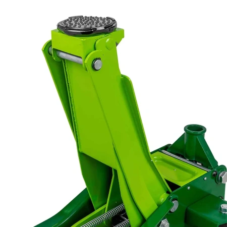 Домкрат подкатной гидравлический низкопрофильный двухпоршневой с резиновой накладкой 3т (h min 75мм, h max 505мм)