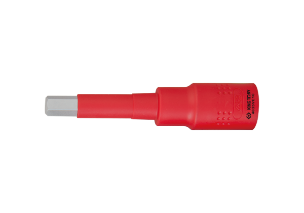 Насадка (бита) торцевая диэлектрическая KING TONY 1/2", HEX, L = 120 мм