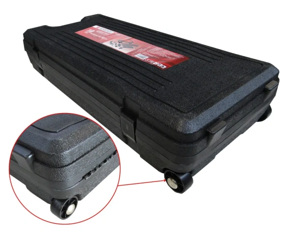 Набор гидравлического оборудования для кузовных работ 10т.(насос, цилиндр + комплект удлинителей и надставок), в кейсе на колесах