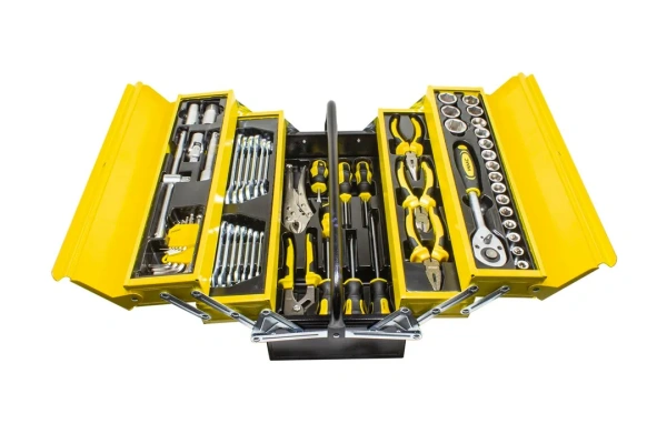 Набор инструментов 60пр. 1/2''(6гр)(8-27мм),в складном метал. ящике