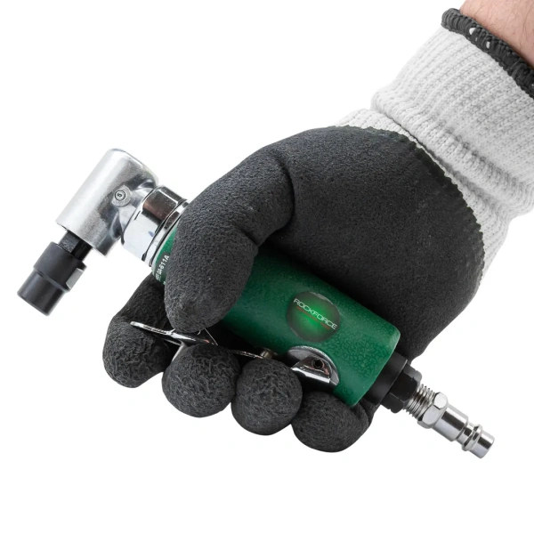 Пневмозачистная машинка угловая(цанга:6мм, 22000об/мин,6.3Bar,штуцер 1/4'')