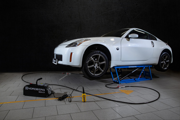 Подъемник ножничный 2,5т, портативный, мобильный 220В NORDBERG N633-2,5