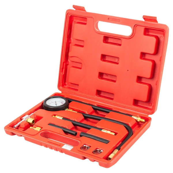 Набор для измерения давления в топливных системах 9пр.(0-7bar), в кейсе