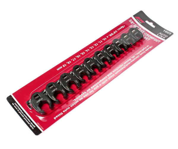 Набор ключей разрезных односторонних JTC 1605 (3/8" 10-19 мм, 10 предметов)