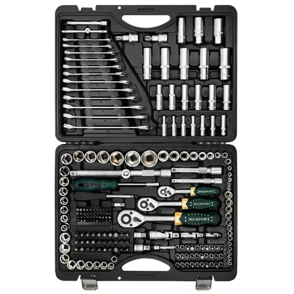 Набор инструментов 216пр. 1/4''3/8''1/2''(6гр.)(4-32мм)