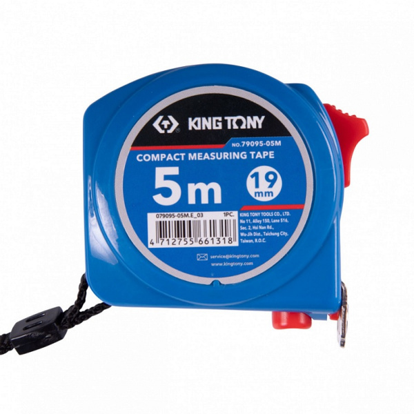 Рулетка измерительная KING TONY 79095-05M, 5 м, магнитный крюк