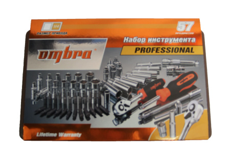 Набор инструмента универсальный Ombra OMT57S (57 пр)