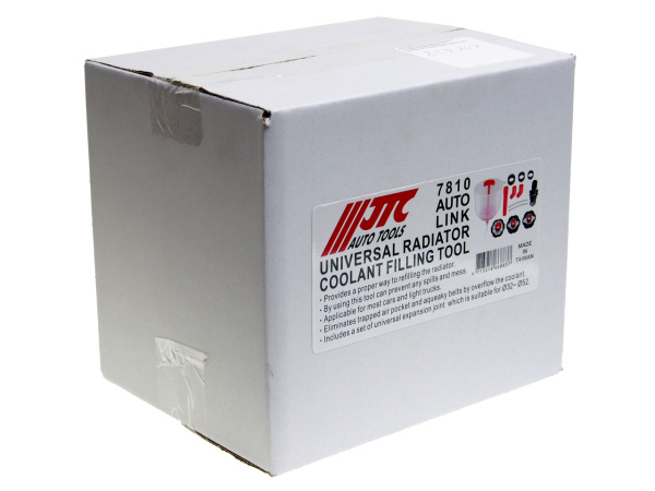 Набор для заправки охлаждающей жидкости с универсальными адаптерами JTC 7810