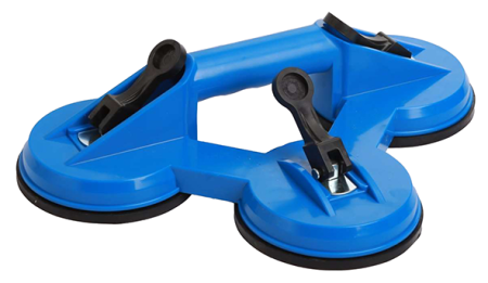 Вакуумный захват тройной для быстрой фиксации и перемещения стекол, 120 мм, TA-G8803