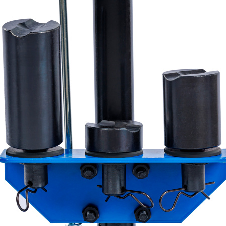 Домкрат подкатной пневмогидравлический ROSSVIK HJ1902 (22 т, RAL5005, синий)