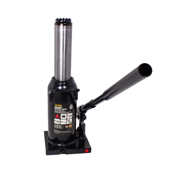 Домкрат бутылочный 15т с клапаном (высота подхвата - 230мм, высота подъема - 460мм, ход штока - 125мм)