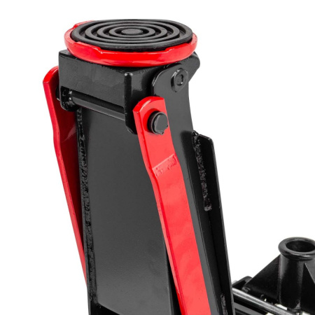 Домкрат подкатной гидравлический двухпоршневой 3т низкопрофильный с прорезиненной накладкой на рукоятке (h min 75мм, h max 510мм)FK-T830018 DS 