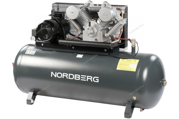 Компрессор поршневой с ременной передачей NORDBERG NCP500/1400-16 (380В, ресив. 500л, 1400л/мин