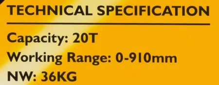 Пресс гидравлический напольный 20т (рабочая высота: 0-910мм, рабочая ширина: 535мм, ход штока: 190мм)