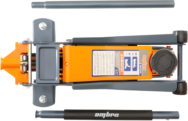 Домкрат OHT233S подкатной 3 т. гаражный с уменьшенной высотой подхвата, 90-458 мм