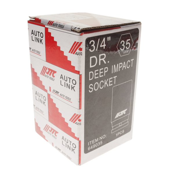 Головка торцевая ударная глубокая JTC 649035 (3/4", 35 мм, L=90 мм)