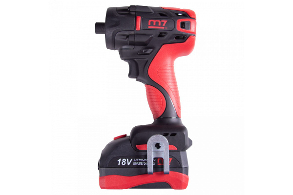 Аккумуляторный винтоверт 18 В, 4 предмета, кейс MIGHTY SEVEN DS-201A