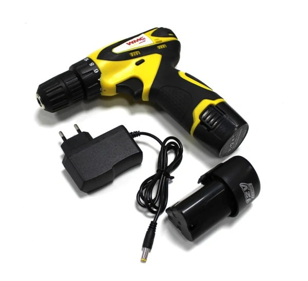 Набор инструментов с шуруповертом 68пр.1/4''(6гр)(5-13мм,шарнирно-губцевый инстр.,отвертки,биты,молоток,сверла,12В,0-1350об/мин,28N/M)