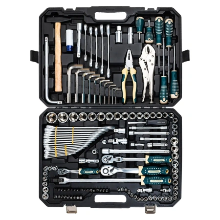 Набор инструментов 142пр. 1/4'', 3/8'', 1/2''(6гр.)