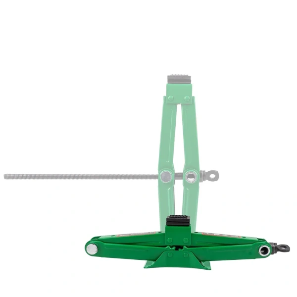 Домкрат механический ''ромб''1,5т с резиновой накладкой (h min 104мм, h max 385мм, L-415мм)