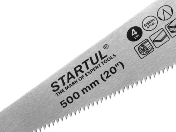 Ножовка по дер. 500мм 4 TPI STARTUL STANDART (ST4030-50)